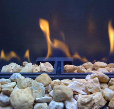 Piedra Cacahuate Para Chimeneas de Gas